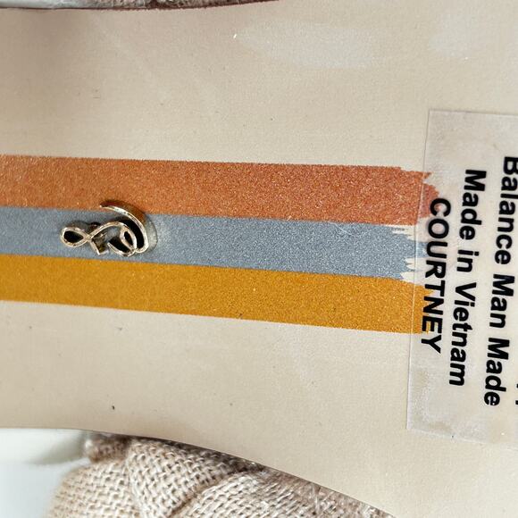 NWOT Sam Edelman Courtney Heeled Sandals 8.5 White Cream Braid Leather Square - Picture 7 of 11